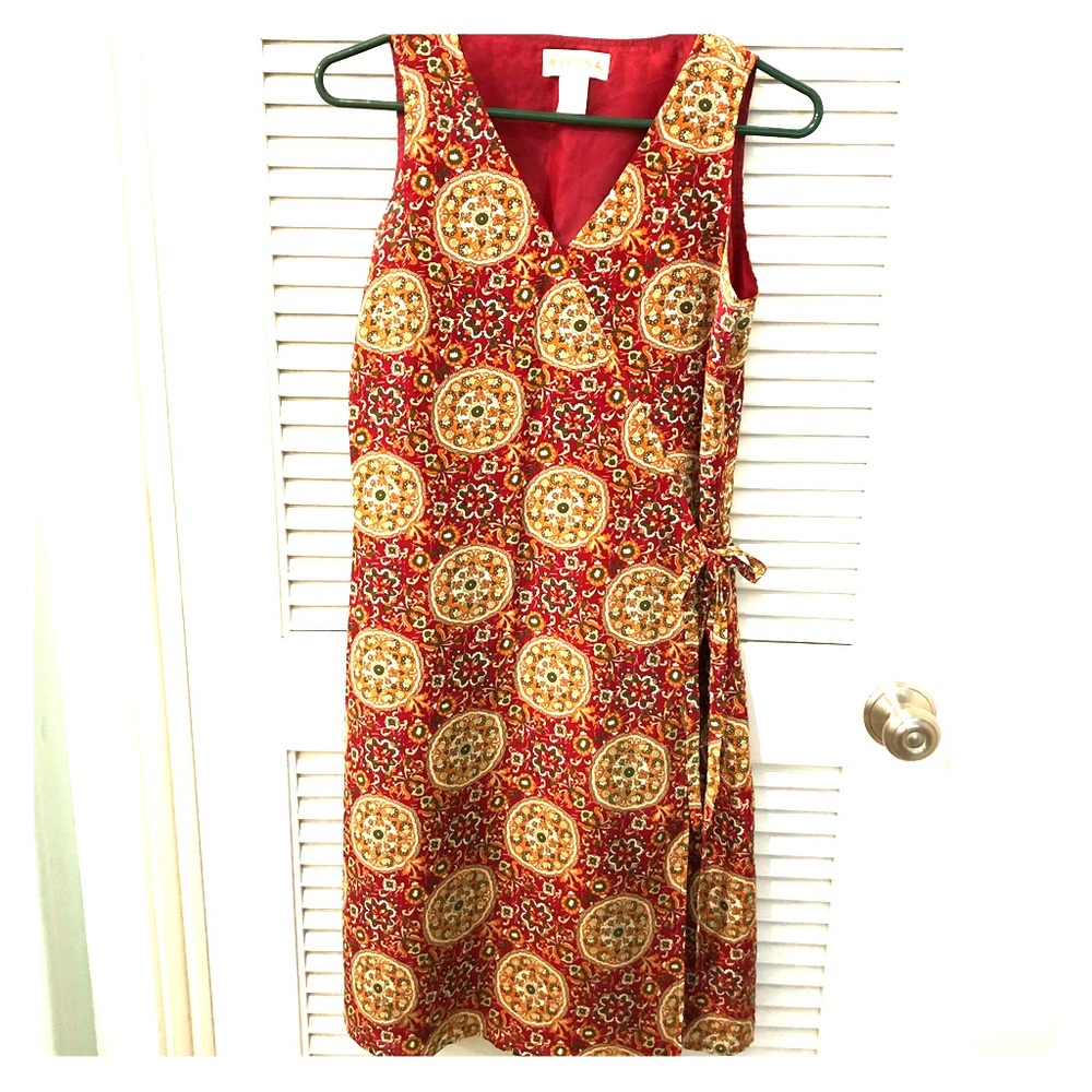MERONA Faux Wrap Dress! Paisley Print in Such Pretty Colors‼️